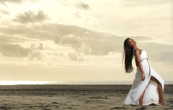 African American Beauty at the Beach