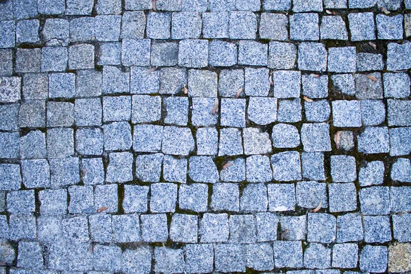 Bright blue stone bricks background