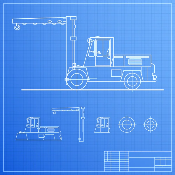 Lift truck blueprint