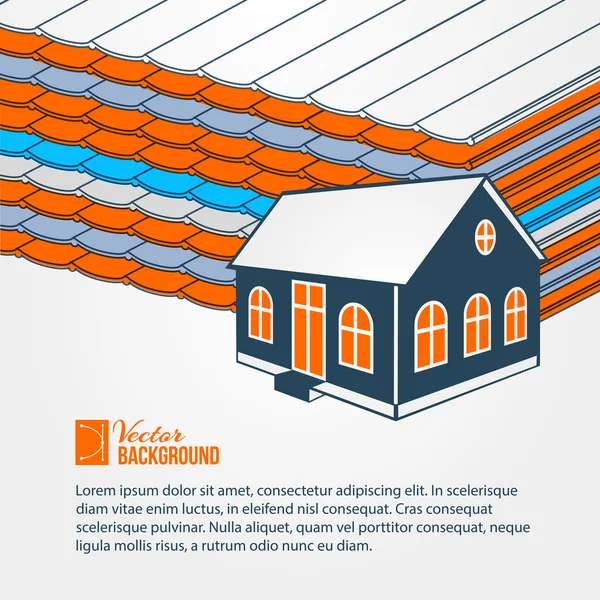 Techo de tejas Vectores de stock libres de derechos | Depositphotos®