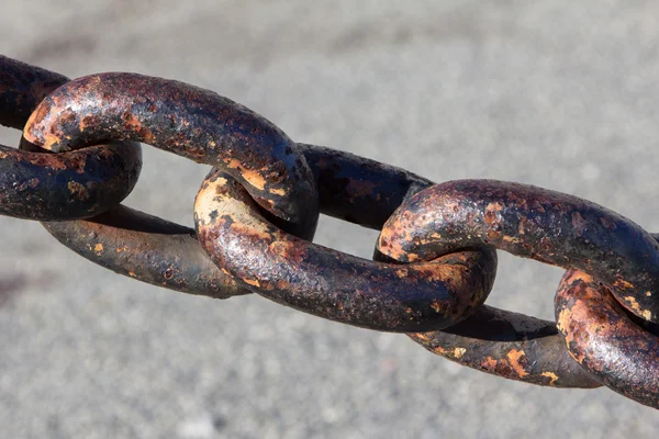 Worn Chain Links