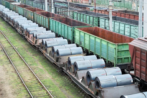 Transportation of cargoes by rail
