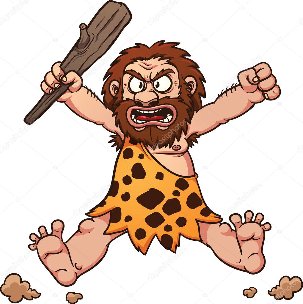 clip art prehistoric man - photo #37