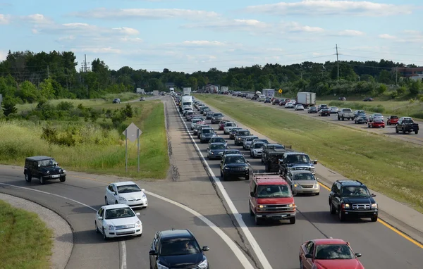 Highway traffic near Ann Arbor, MI