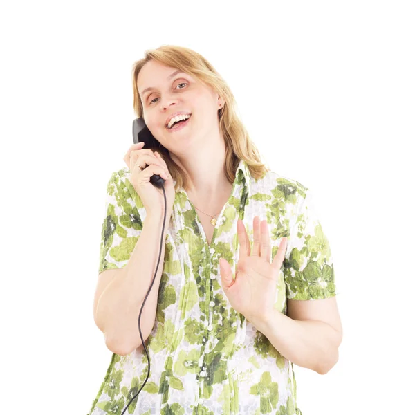 美丽的女人打电话找人 - 图库照片gwolters#23858023