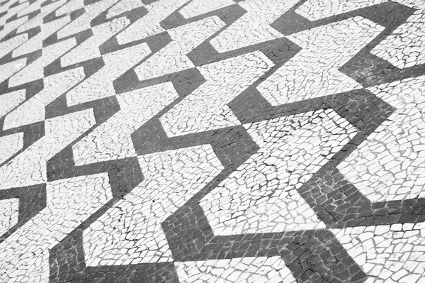 Sao Paulo Brazil Classic Sidewalk Pattern