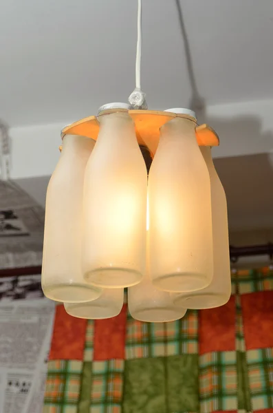 Lamp from bottle