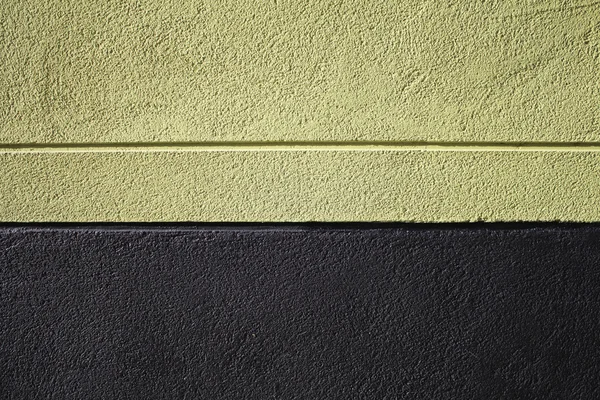 Black and yellow wall