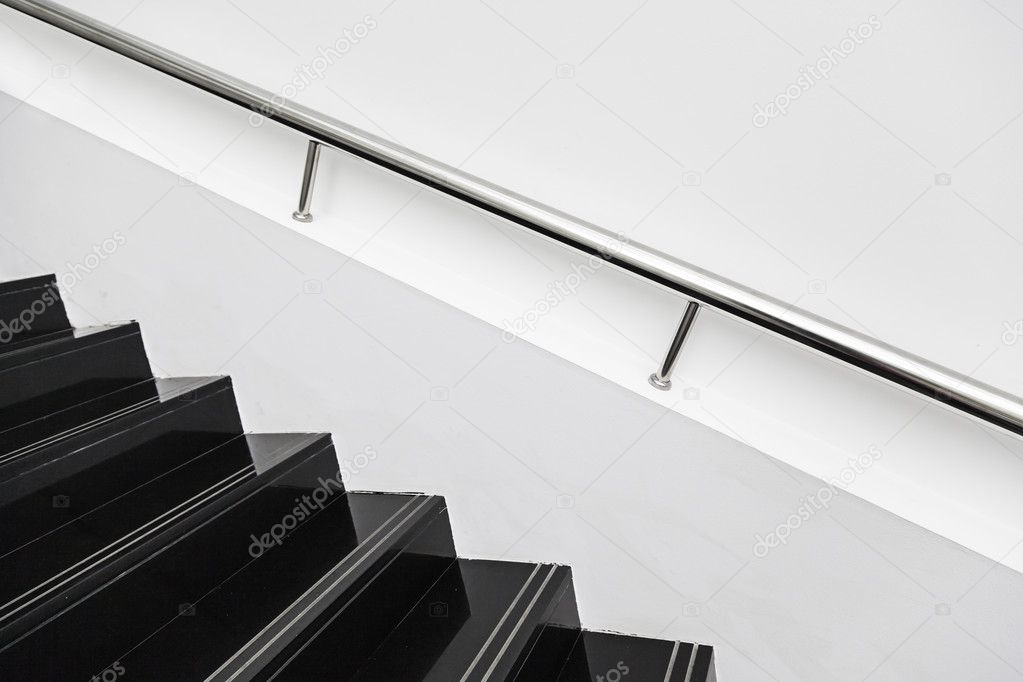 Escaleras diseño negro — foto de stock © celiafoto #29714639