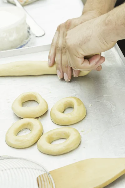Cook donuts