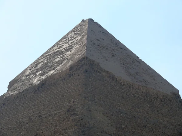 Egyptian pyramid closeup in Giza, Egypt - 11 October, 2008.