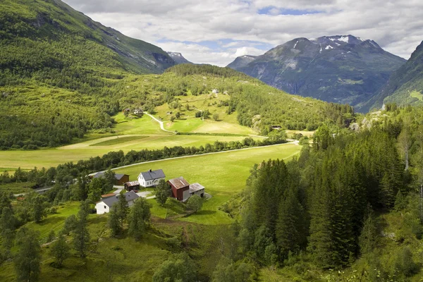 The nature of summer Norway. Mountains. — Stock Photo #14812057