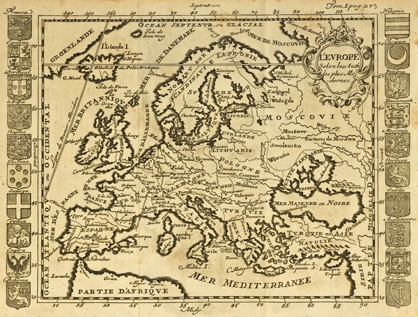 Europe old map