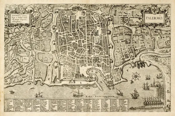 Palermo old map