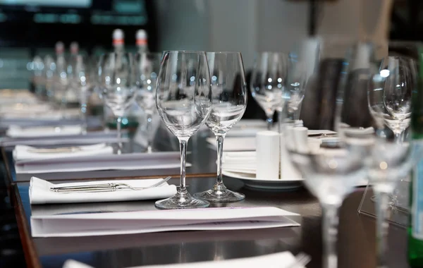 Table set for official dinner