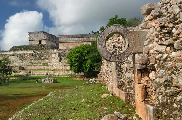 Ring Mayan ball game in the ancient city of Uxmal