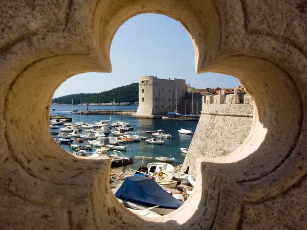 Dubrovnik, port, old fortress and the old town