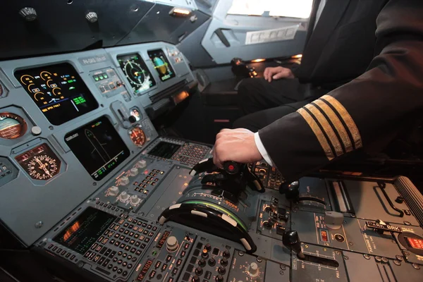 In control cabin