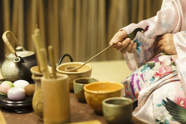 Traditional tea ceremony in Japan