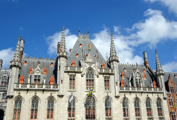 Medieval City Hall in Brugge, Belgium