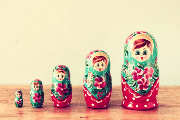 Group of matryoshka dolls