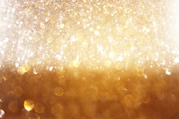 Abstract photo of light burst and glitter bokeh lights. image is blurred and filtered .