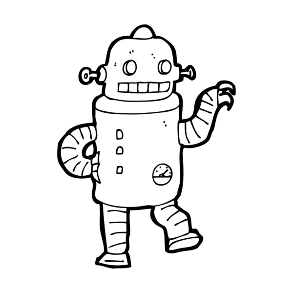 Cartoon dancing robot