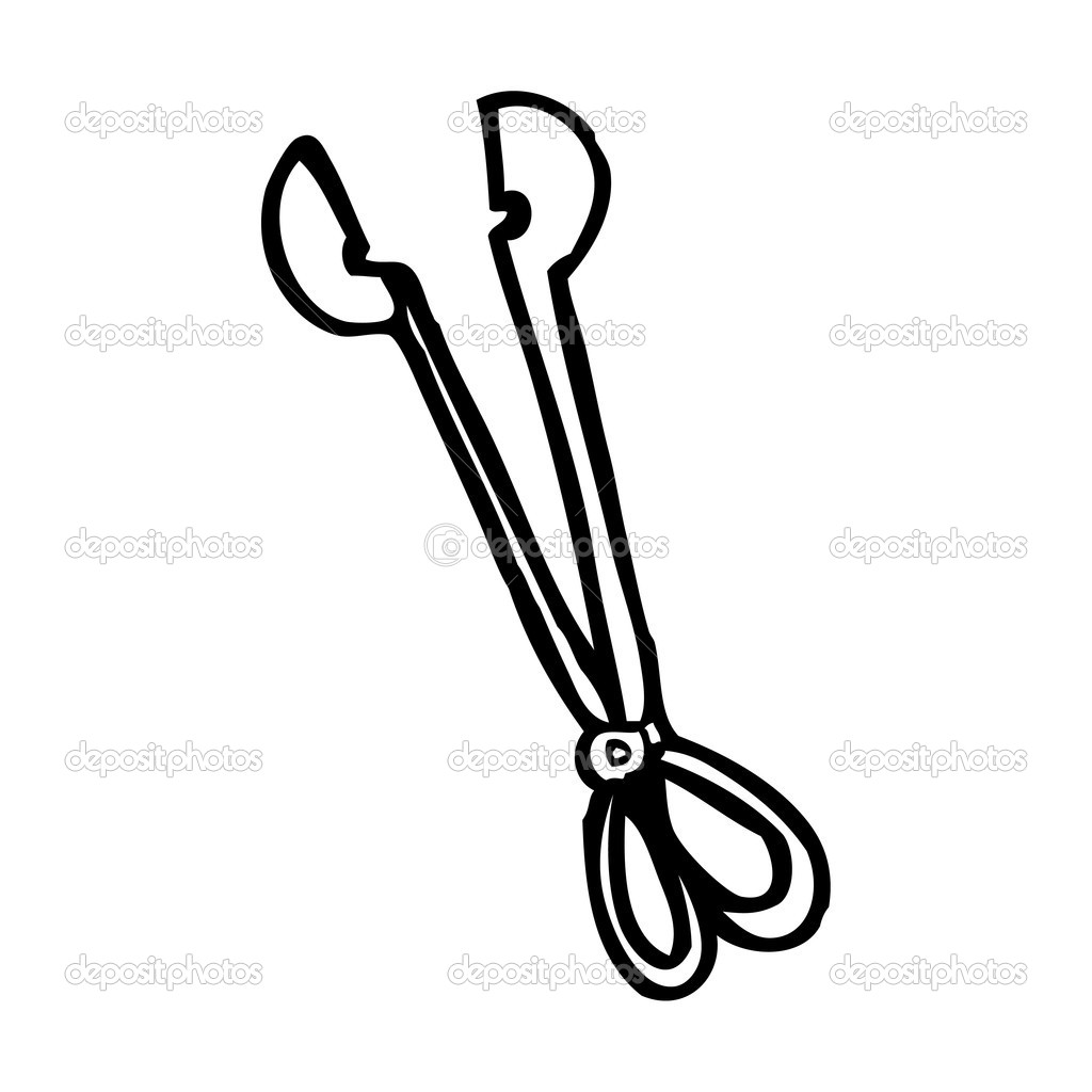 Cartoon tongs — Stock Vector © lineartestpilot 20415665