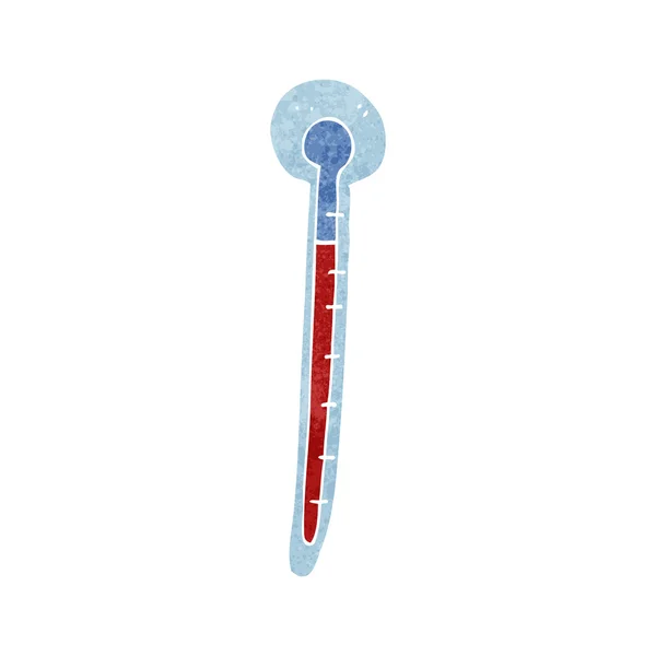Retro cartoon thermometer