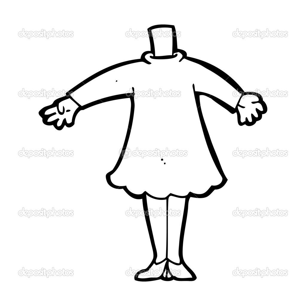 Cartoon female body — Stock Vector © lineartestpilot 38442359