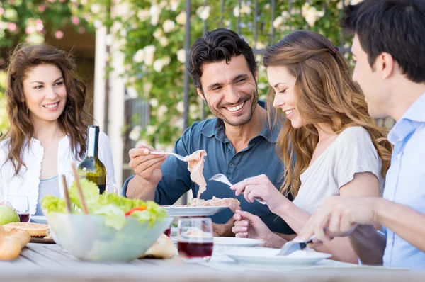 Happy Friends Having Lunch