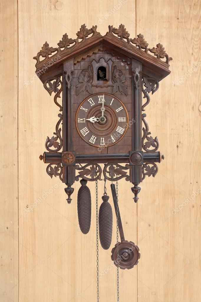 Antique cuckoo clock — Stock Photo © yulan #12274985