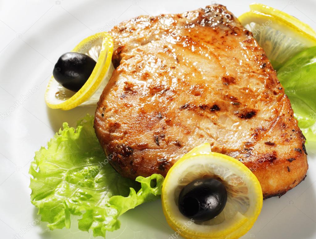 Fish Steak — Stock Photo © ryzhkov86 12444370