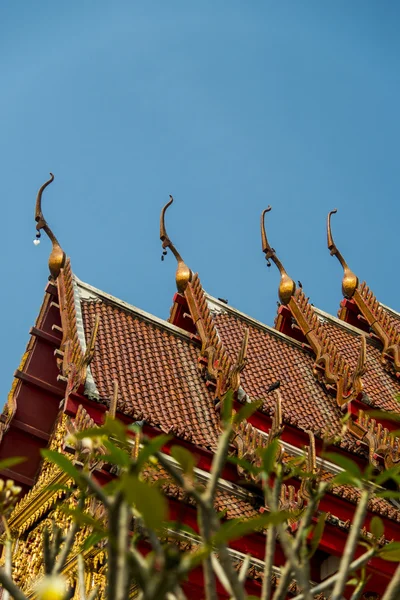 Gable apex on roof Temple in Thai style6