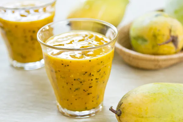 Mango with Passion fruit smoothie