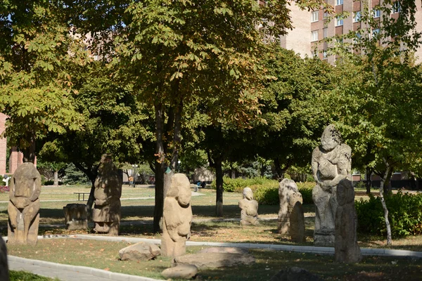 Park in a yard of the Ukrainian National University