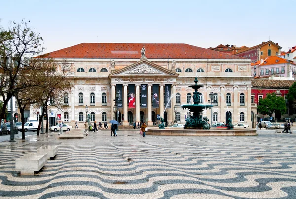 Theater D. Maria II on the square