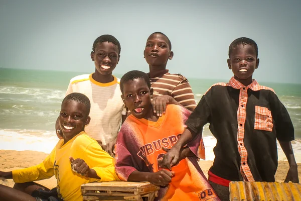 Smiling children in Senegal, Africa