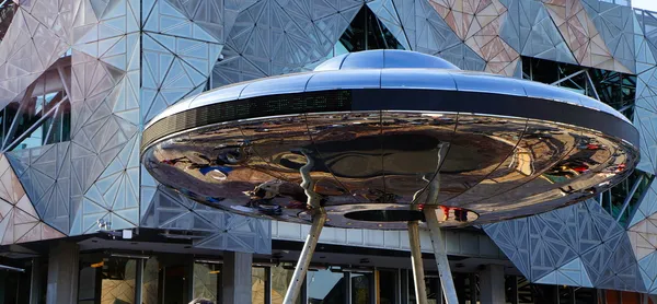 Flying Saucer Federation Square Melbourne Australia