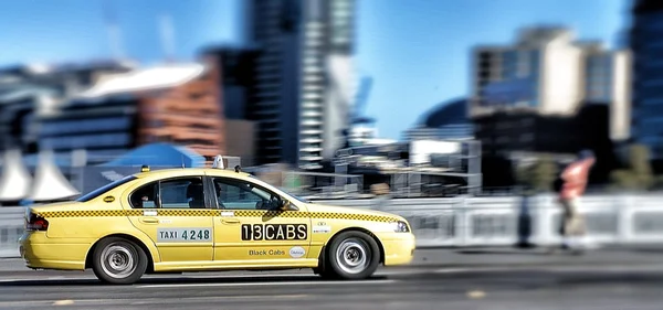 Melbourne Taxi Crossing bridge