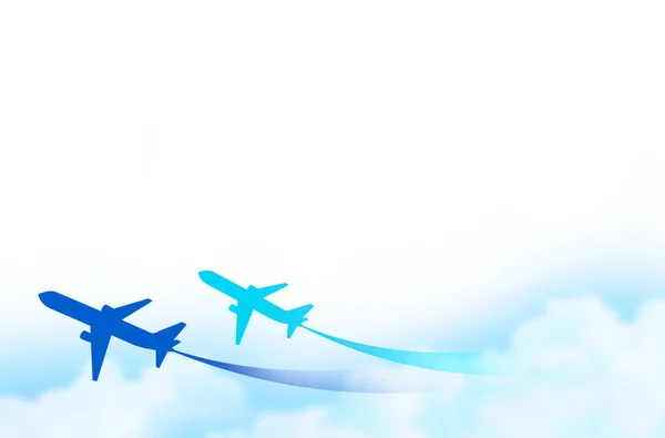 airplane flight tickets air fly cloud sky blue travel