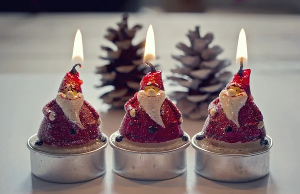 Papa Noel Christmas candles