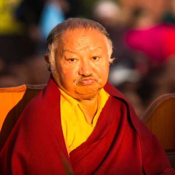 Unidentified tibetan Buddhist monk — Stock Photo #38726203