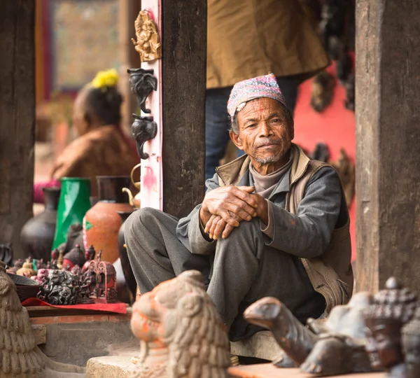 Portrait of unidentified Nepalese man