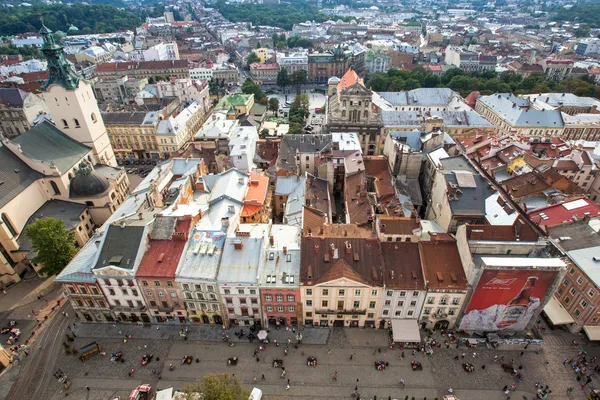 Top view from Lviv City Hall
