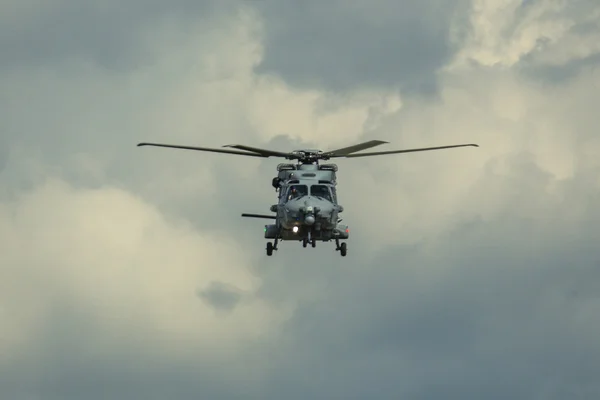 Multi-role military helicopter demonstration during the International Aerospace Exhibition ILA Berlin Air Show-2014.