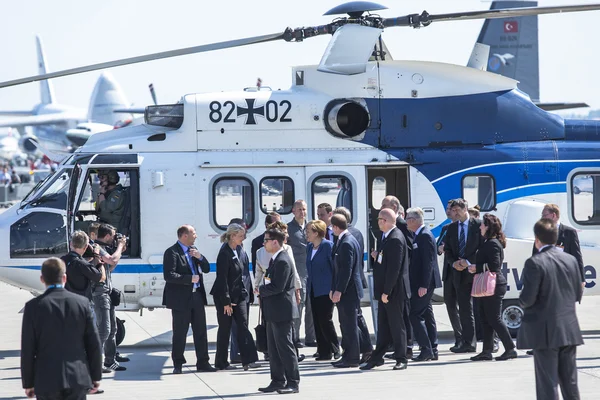 Helicopter of German Chancellor Angela Merkel