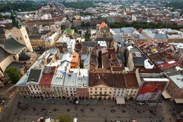 Top view from Lviv City