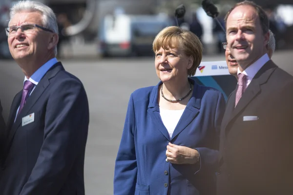 Angela Merkel  at aviation and space exhibition