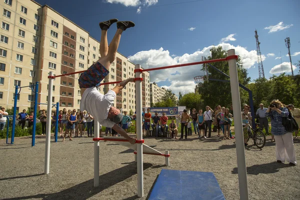 Participants on Street workout competitions